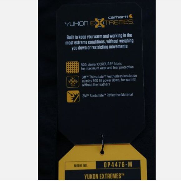 Carhartt Yukon Extremes Insulated Parka Men's Size L Tall OP4476-M Jacket 3M New - Picture 10 of 11